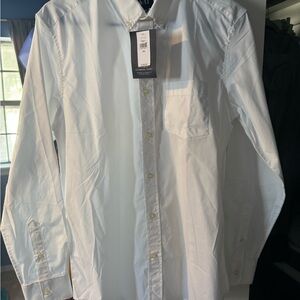 GAP Coolmax Ecomade White Button Down Shirt